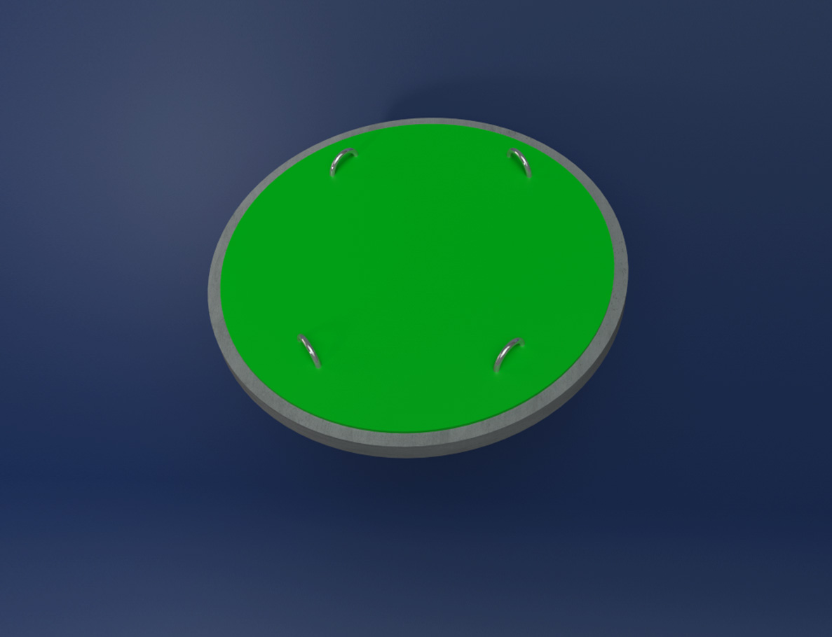 Плита низа футерованная