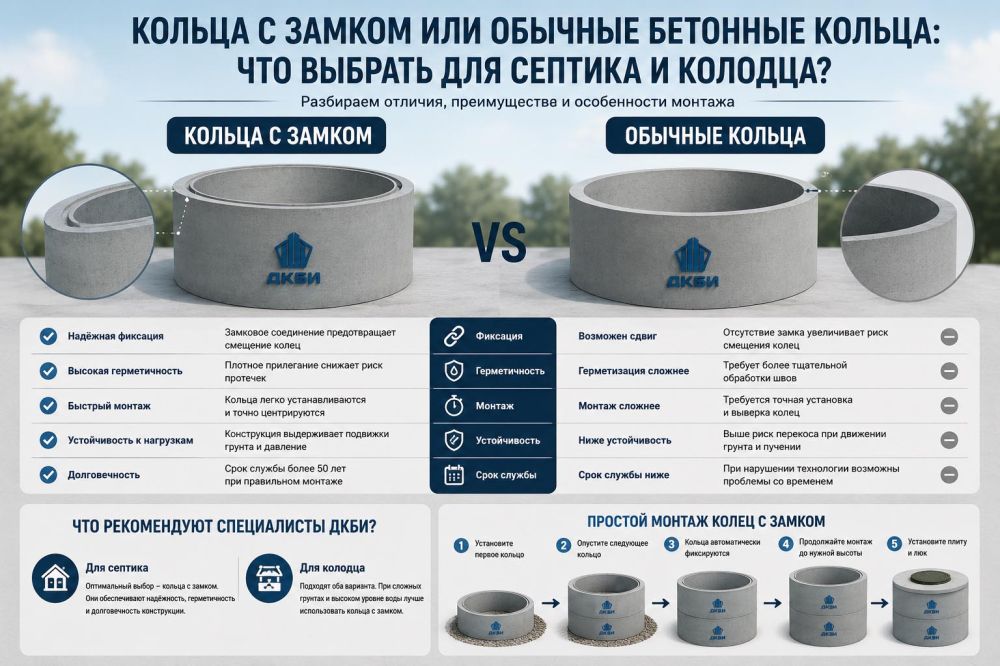 Кольца с перфорацией для дренажных и фильтрационных колодцев