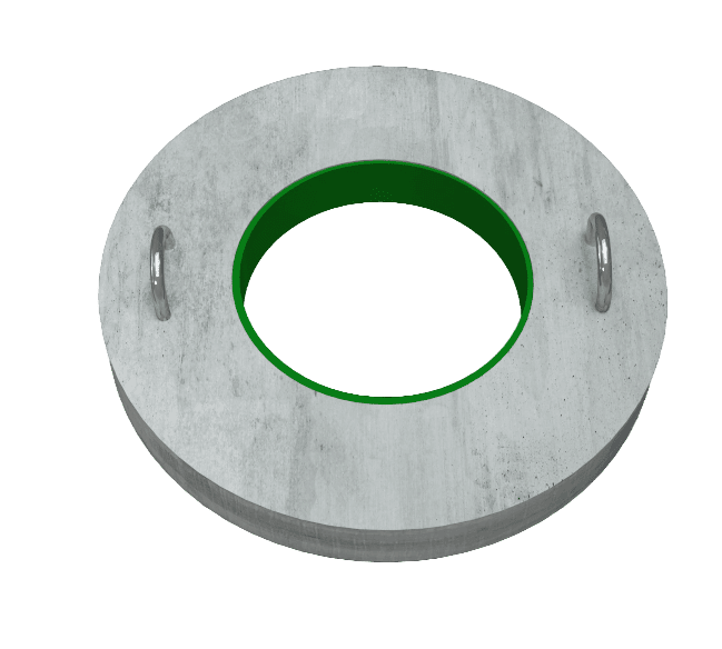 Кольцо опорное  футерованное КЦО-1