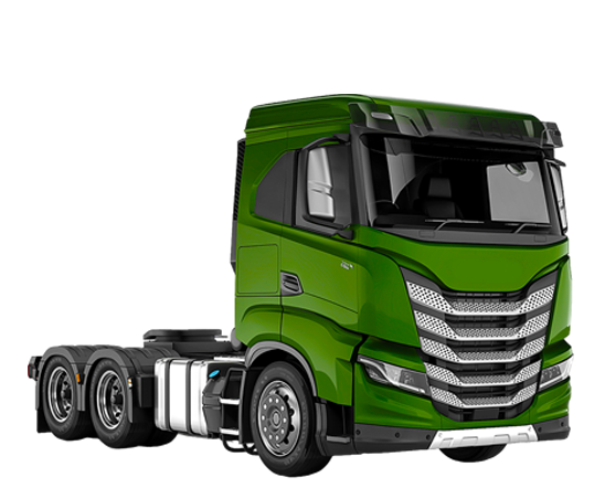 Седельный тягач  с бортовым полуприцепом