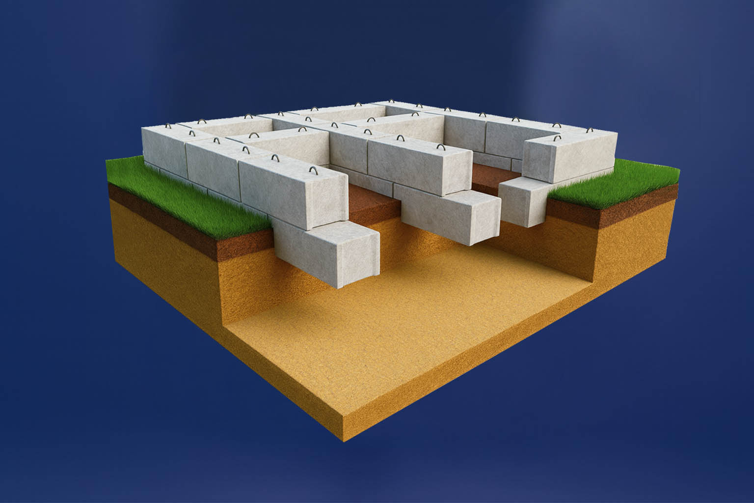 Фундаментные блоки ФБС из ЖБИ